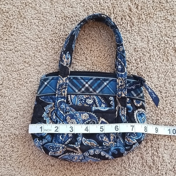 VERA BRADLEY Navy Paisley Print Small Purse - Picture 7 of 8